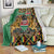 Kenya Blanket Coat Of Arms Kente Pattern