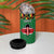 Kenya 4 in 1 Can Cooler Tumbler Coat Of Arms Kente Pattern - Wonder Print Shop