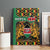 Kenya Canvas Wall Art Coat Of Arms Kente Pattern - Wonder Print Shop