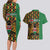 Kenya Couples Matching Long Sleeve Bodycon Dress and Hawaiian Shirt Coat Of Arms Kente Pattern - Wonder Print Shop