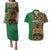 Kenya Couples Matching Puletasi and Hawaiian Shirt Coat Of Arms Kente Pattern - Wonder Print Shop