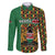 Kenya Family Matching Off The Shoulder Long Sleeve Dress and Hawaiian Shirt Coat Of Arms Kente Pattern - Wonder Print Shop