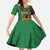 Kenya Family Matching Short Sleeve Bodycon Dress and Hawaiian Shirt Coat Of Arms Kente Pattern - Wonder Print Shop