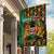 Kenya Garden Flag Coat Of Arms Kente Pattern - Wonder Print Shop