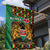 Kenya Garden Flag Coat Of Arms Kente Pattern - Wonder Print Shop