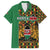 Kenya Hawaiian Shirt Coat Of Arms Kente Pattern - Wonder Print Shop