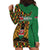 Kenya Hoodie Dress Coat Of Arms Kente Pattern - Wonder Print Shop