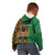 Kenya Kid Hoodie Coat Of Arms Kente Pattern - Wonder Print Shop