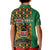 Kenya Kid Polo Shirt Coat Of Arms Kente Pattern - Wonder Print Shop