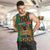 Kenya Men Tank Top Coat Of Arms Kente Pattern - Wonder Print Shop