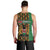 Kenya Men Tank Top Coat Of Arms Kente Pattern - Wonder Print Shop