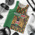 Kenya Men Tank Top Coat Of Arms Kente Pattern - Wonder Print Shop