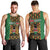 Kenya Men Tank Top Coat Of Arms Kente Pattern - Wonder Print Shop