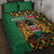 Kenya Quilt Bed Set Coat Of Arms Kente Pattern - Wonder Print Shop