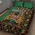 Kenya Quilt Bed Set Coat Of Arms Kente Pattern - Wonder Print Shop