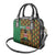 Kenya Shoulder Handbag Coat Of Arms Kente Pattern