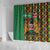 Kenya Shower Curtain Coat Of Arms Kente Pattern