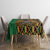 Kenya Tablecloth Coat Of Arms Kente Pattern - Wonder Print Shop