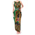 Kenya Tank Maxi Dress Coat Of Arms Kente Pattern - Wonder Print Shop