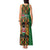 Kenya Tank Maxi Dress Coat Of Arms Kente Pattern - Wonder Print Shop