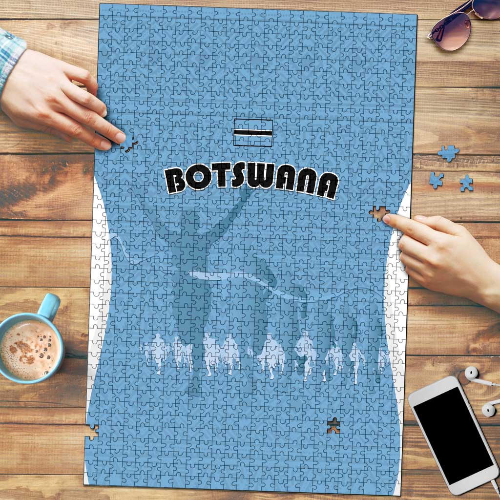 Botswana Athletics Puzzle Go Champions Go - Wonder Print Shop