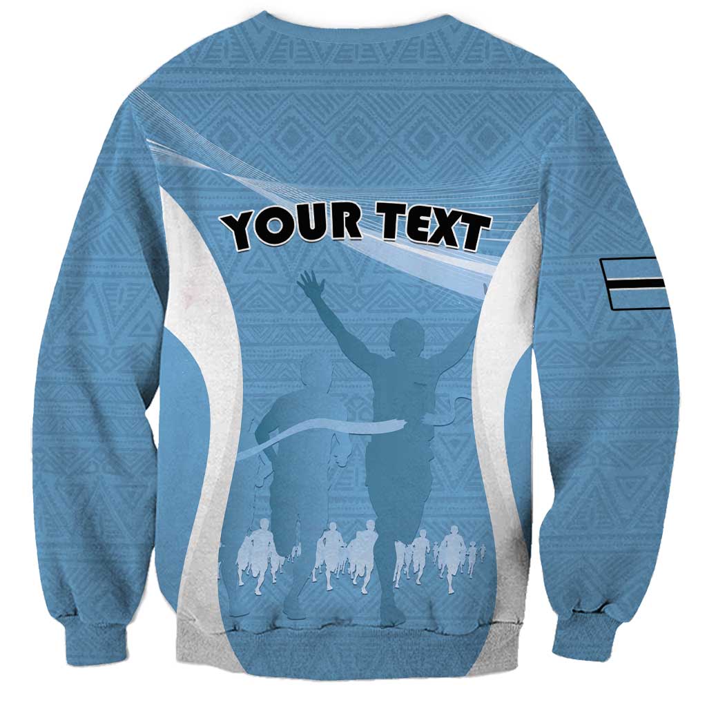 Personalized Botswana Athletics Sweatshirt Go Champions Go - Wonder Print Shop