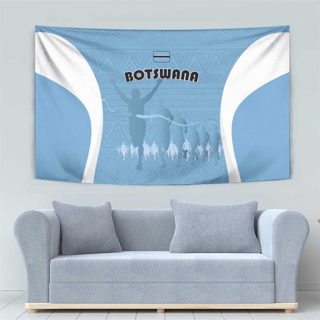 Botswana Athletics Tapestry Go Champions Go - Wonder Print Shop
