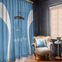 Botswana Athletics Window Curtain Go Champions Go - Wonder Print Shop