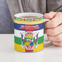 Central African Republic Christmas Ceramic Mug Joyeux Noel - Wonder Print Shop