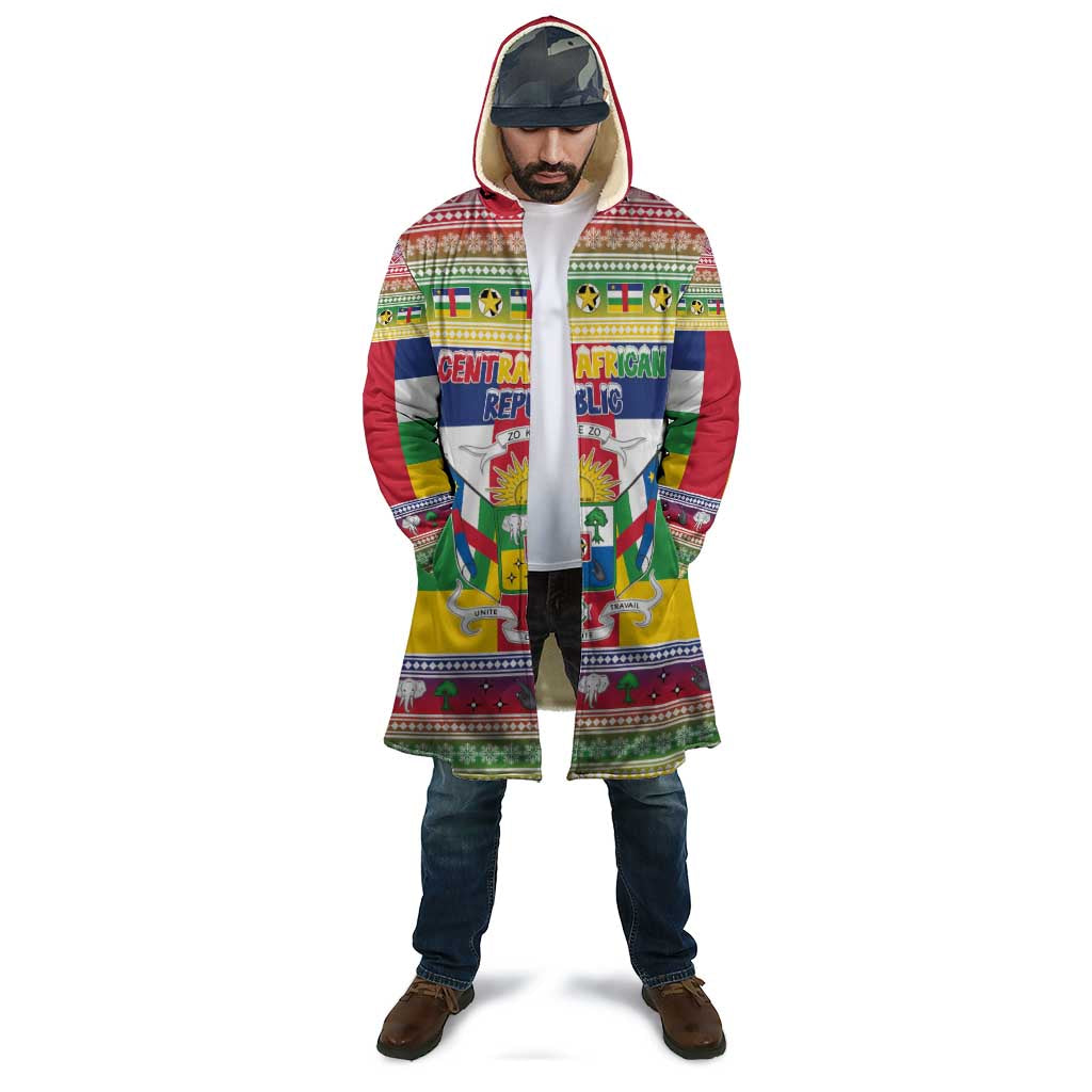 Central African Republic Christmas Cloak Joyeux Noel - Wonder Print Shop
