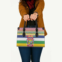 Central African Republic Christmas Leather Bag Joyeux Noel - Wonder Print Shop