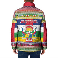 Central African Republic Christmas Padded Jacket Joyeux Noel - Wonder Print Shop