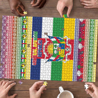 Central African Republic Christmas Puzzle Joyeux Noel - Wonder Print Shop