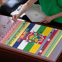 Central African Republic Christmas Puzzle Joyeux Noel - Wonder Print Shop