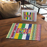 Central African Republic Christmas Puzzle Joyeux Noel - Wonder Print Shop
