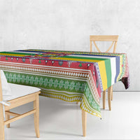 Central African Republic Christmas Tablecloth Joyeux Noel - Wonder Print Shop