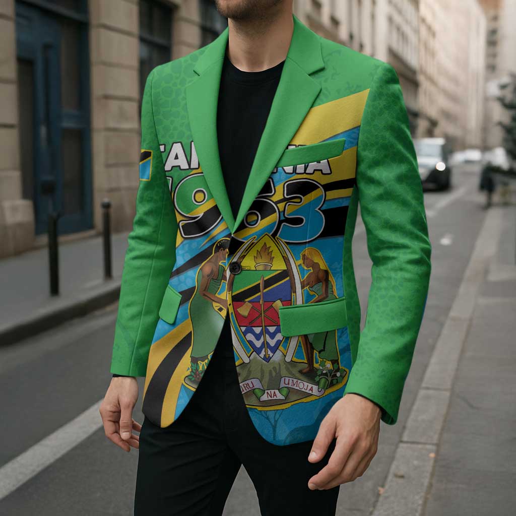 Personalized Tanzania 1963 Blazer Happy Independence Day - Wonder Print Shop