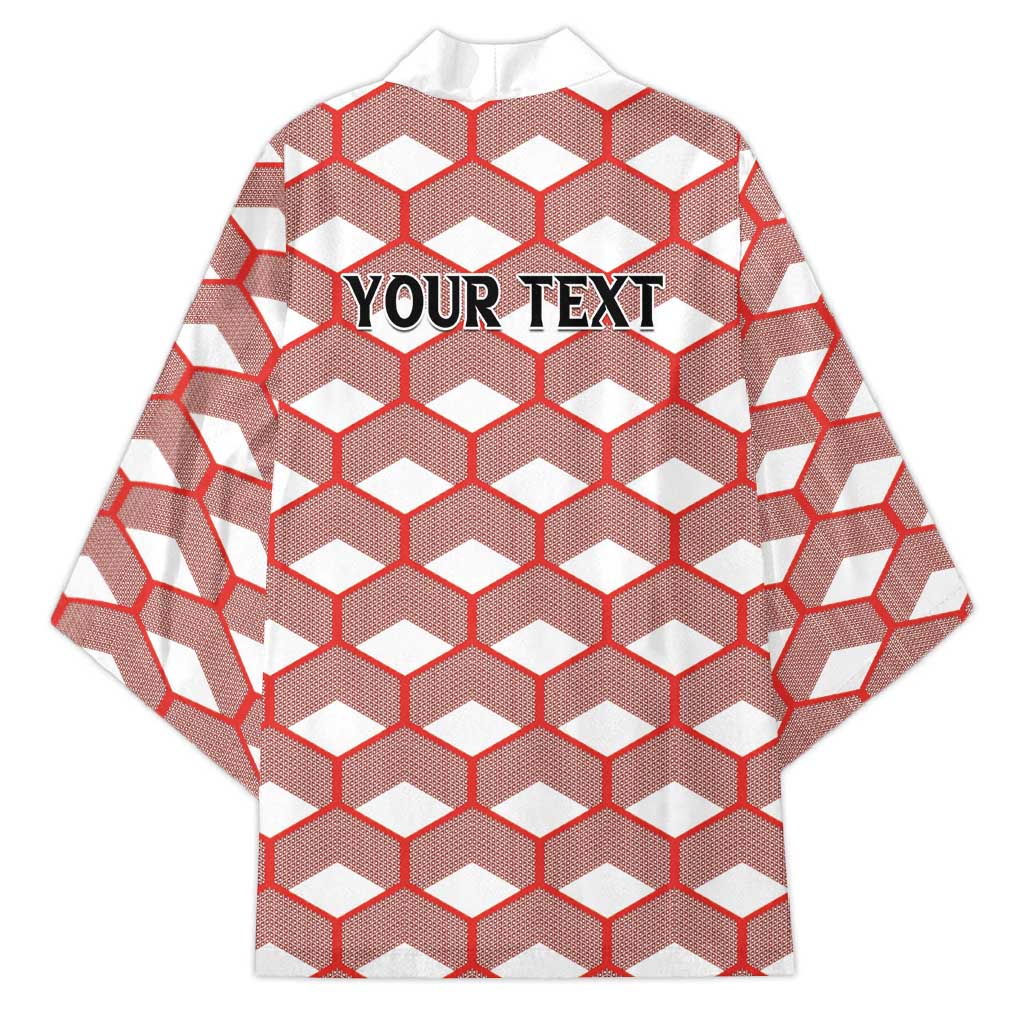 Personalized Kenya Athletics White Jersey Kimono - Wonder Print Shop