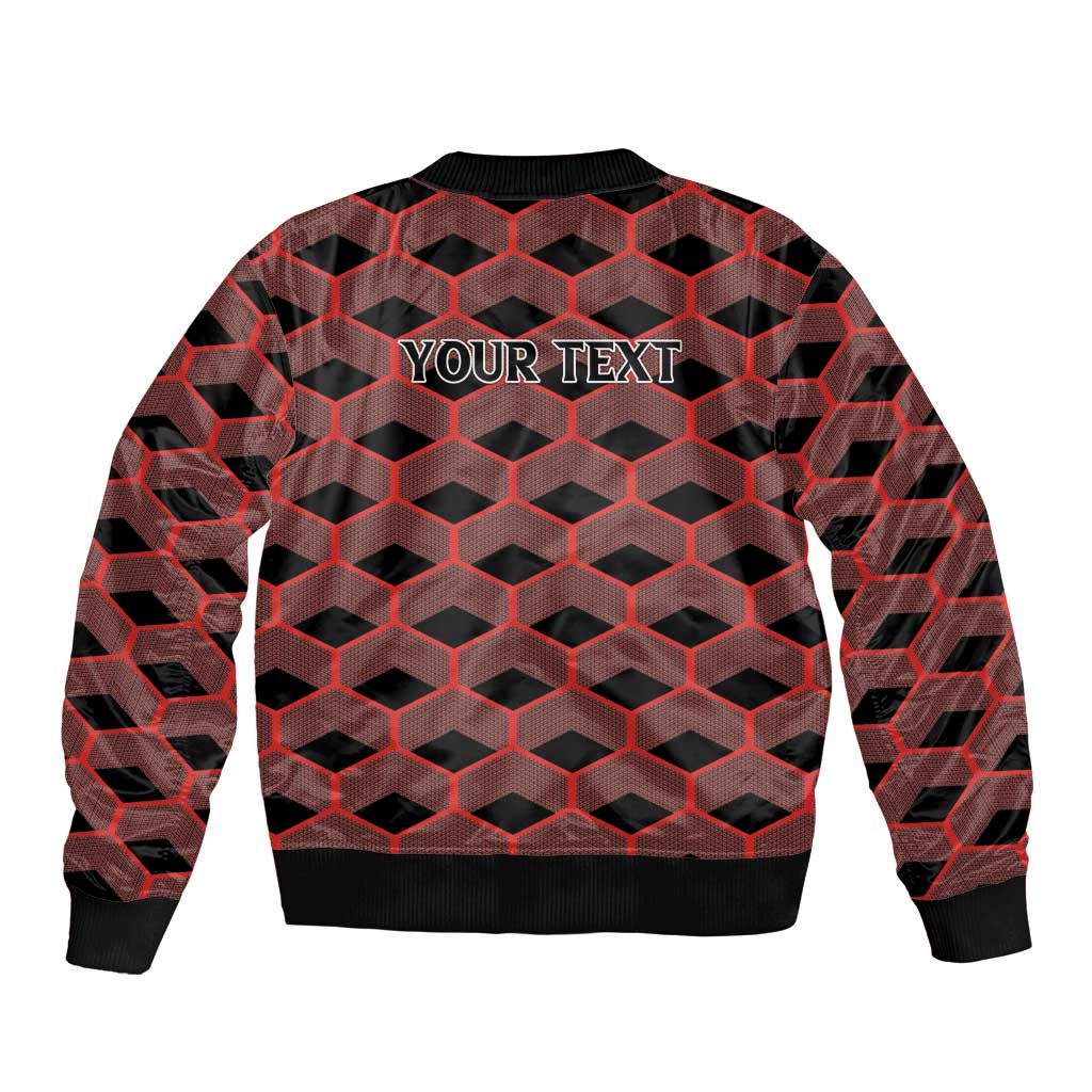 Personalized Kenya Athletics Black Jersey Bomber Jacket - Wonder Print Shop