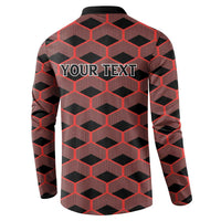 Personalized Kenya Athletics Black Jersey Button Sweatshirt - Wonder Print Shop