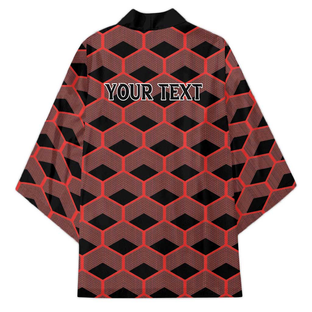 Personalized Kenya Athletics Black Jersey Kimono - Wonder Print Shop