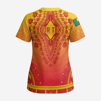 Personalized Benin African Dashiki Scrub Top - Wonder Print Shop