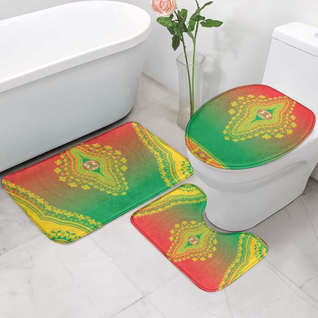 Burkina Faso African Dashiki Bathroom Set - Wonder Print Shop