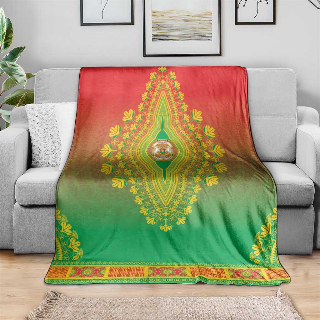 Burkina Faso African Dashiki Blanket - Wonder Print Shop
