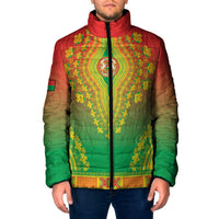 Personalized Burkina Faso African Dashiki Padded Jacket - Wonder Print Shop