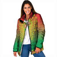 Personalized Burkina Faso African Dashiki Padded Jacket - Wonder Print Shop