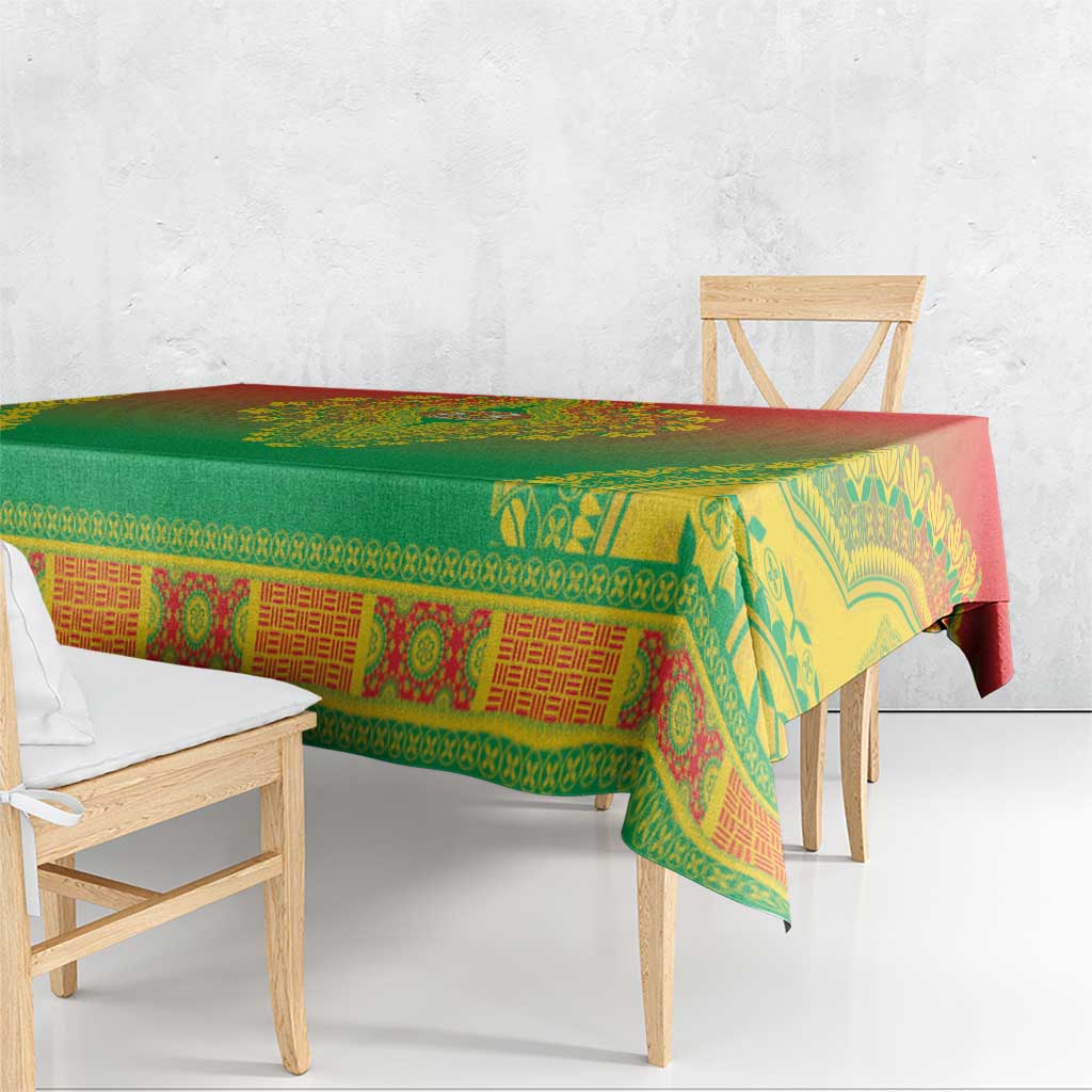Burkina Faso African Dashiki Tablecloth - Wonder Print Shop