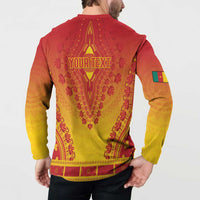 Personalized Cameroon African Dashiki Button Sweatshirt - Wonder Print Shop