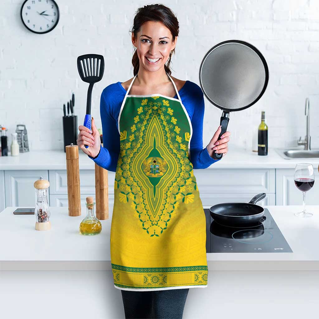 Ghana African Dashiki Apron - Wonder Print Shop