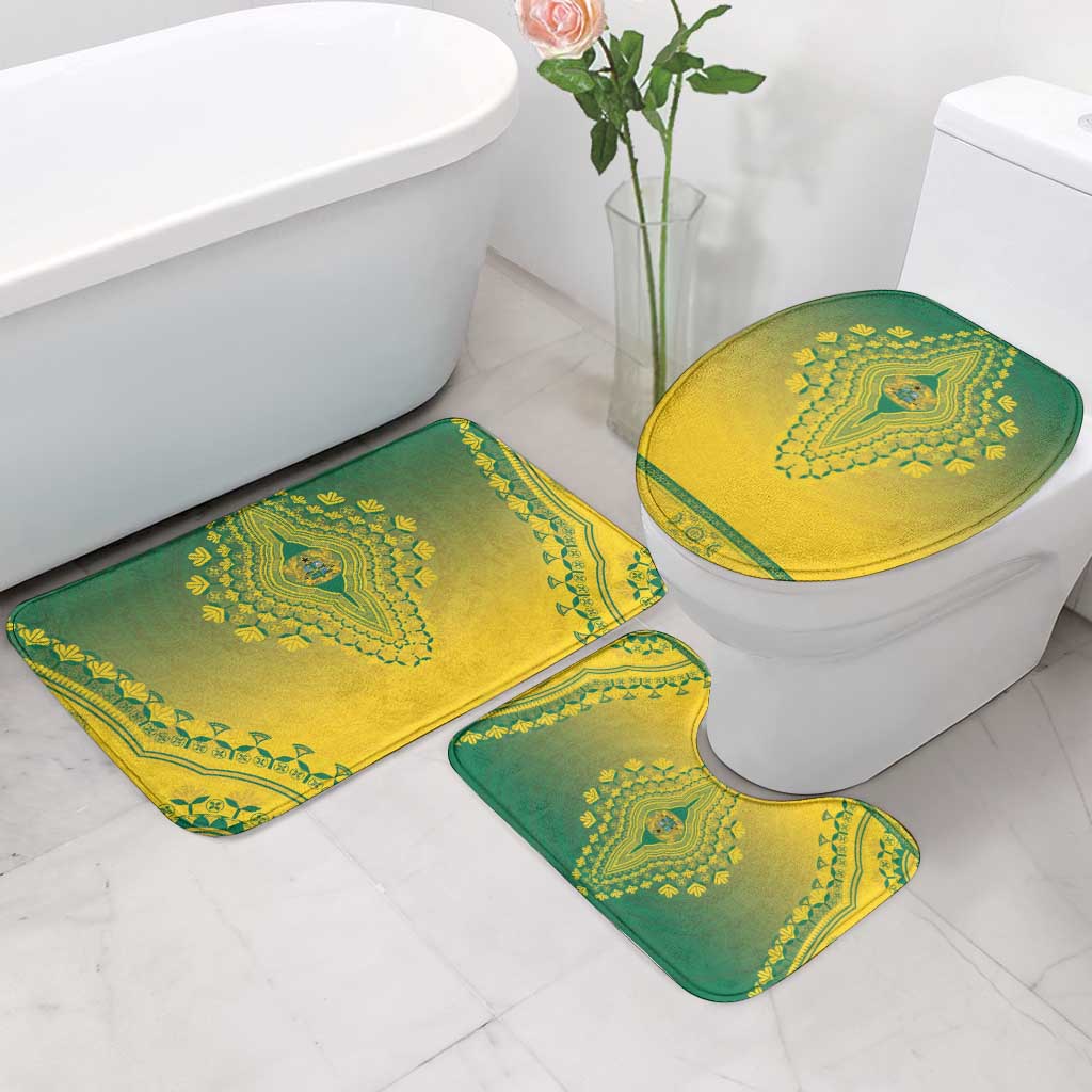 Ghana African Dashiki Bathroom Set - Wonder Print Shop